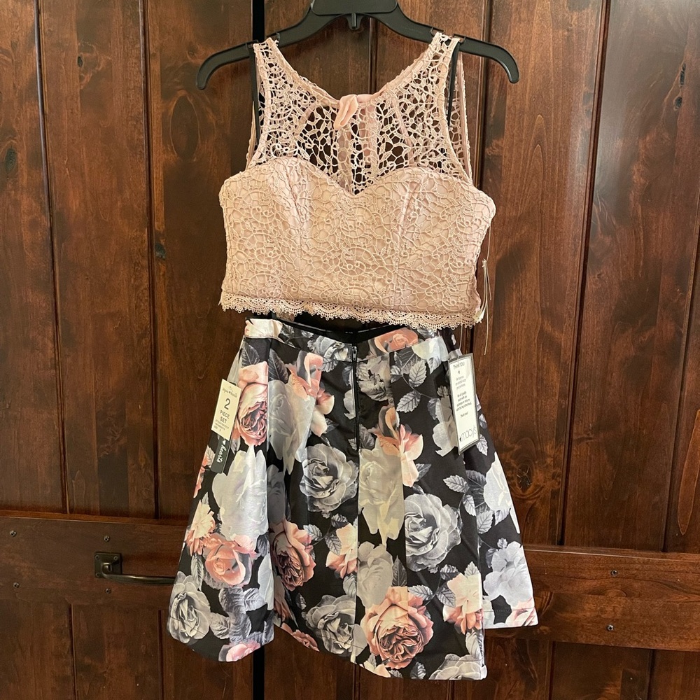Sequin hearts dress brand new